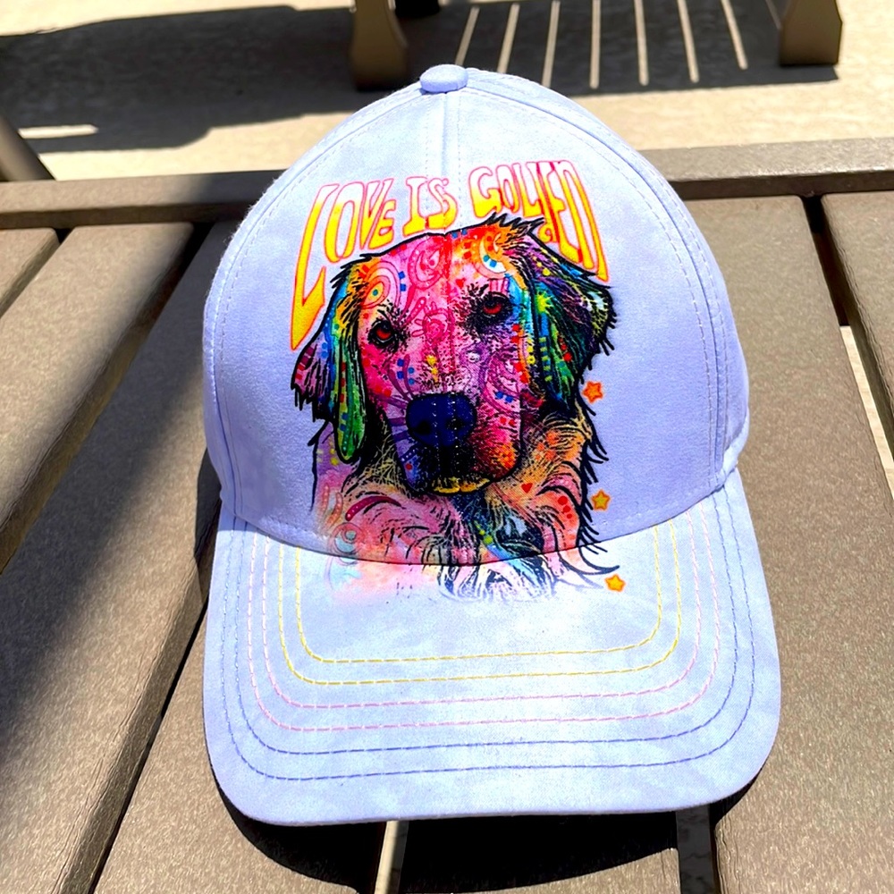 Love is Golden Dean Russo baseball cap Man’s Best Friend